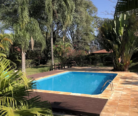 Backyard with a Swimming Pool